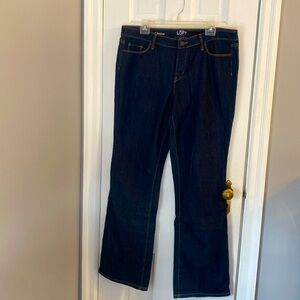 LOFT Women's Boot Cut Jeans - Dark Blue